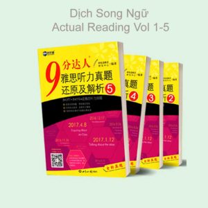 Dịch song ngữ IELTS Actual Reading Vol 1-5
