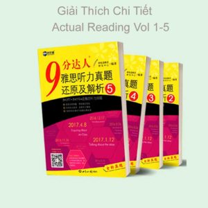Giải thích chi tiết IELTS Actual Reading Vol 1-5