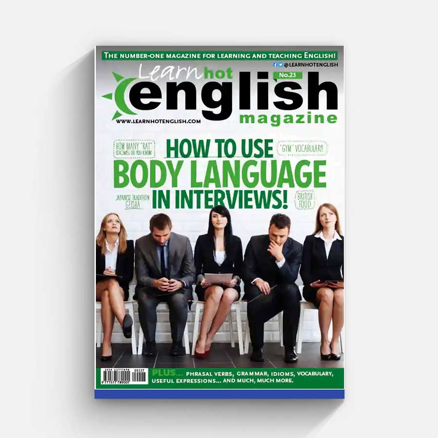 Learn Hot English – Issue 227 – April 2021