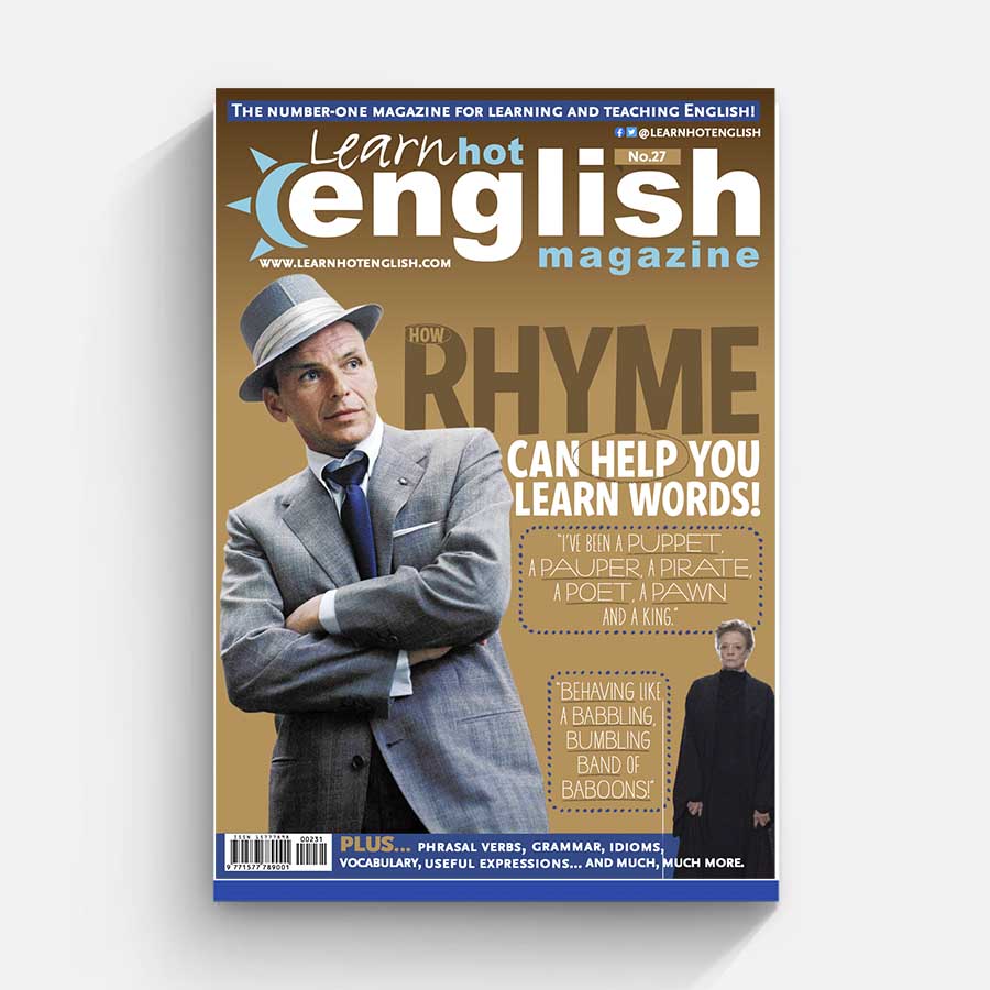 Learn Hot English – Issue 231, August 2021