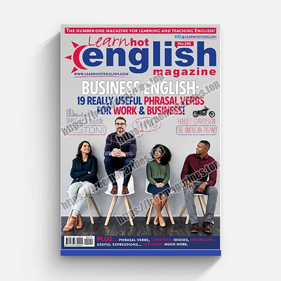 Learn Hot English – Issue 240, May 2022
