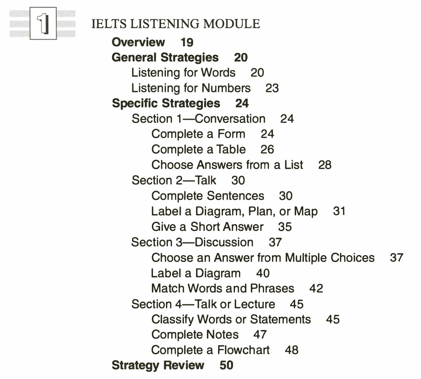 Barron's IELTS Strategies and Tips - Listening moduel